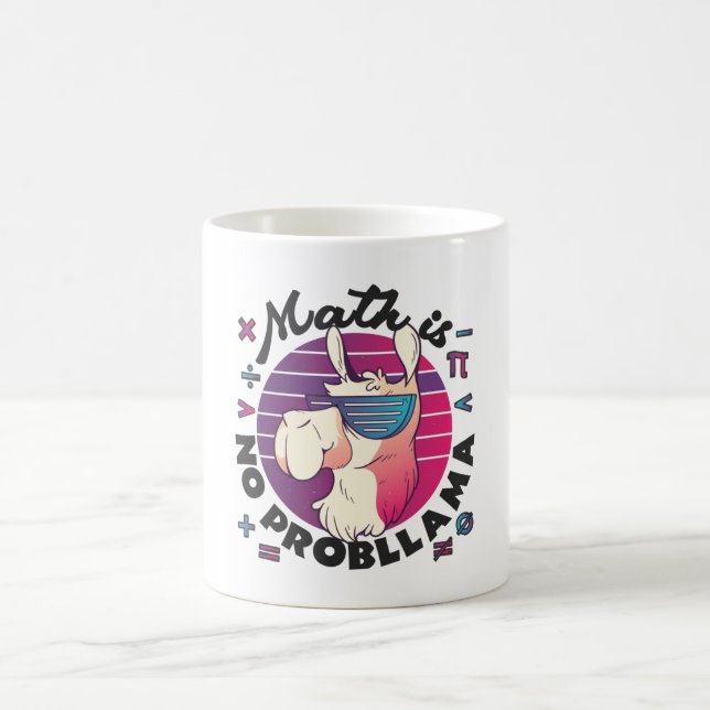 Matte Är Inget ProbLlama Kaffemugg (Center)