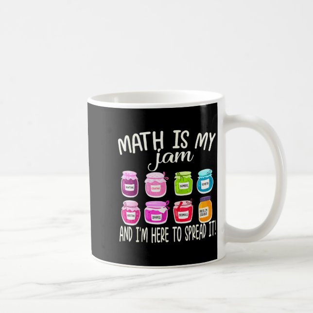 Matte Är Min Grej Och Jag Är Här För Att Sprida De Kaffemugg (Höger)