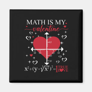 Matte är min valentin Geometri Matematiklärare App Magnet