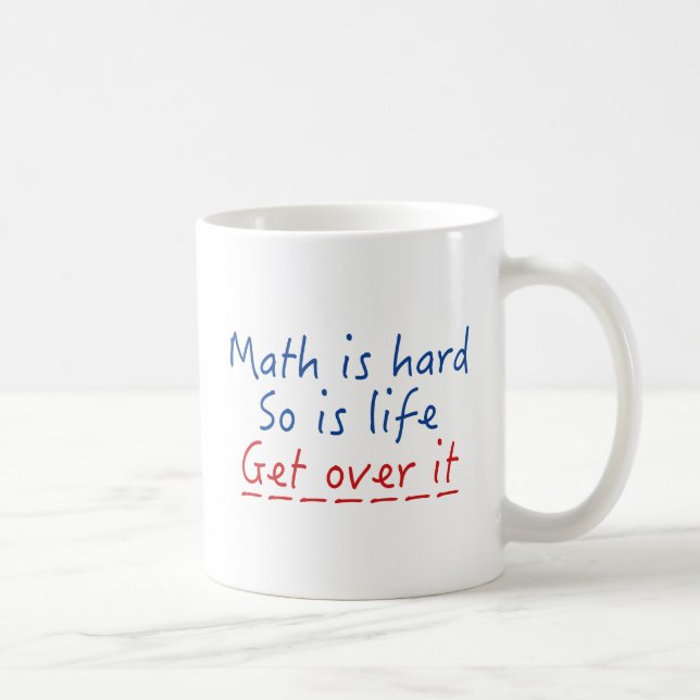 Matte Är Svårt Kaffemugg (Höger)