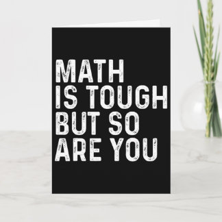 Matte Är Svårt Men Du Är Än Tuffare Matematiklärar Kort