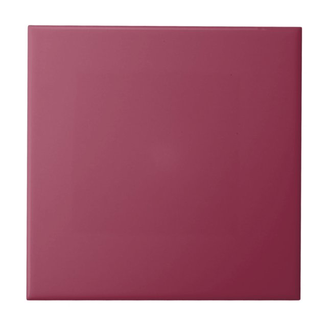 Matte Cerise Square Kitchen and Bathroom Kakelplatta (Framsidan)