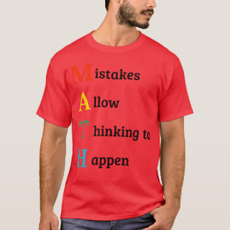 Matte citat skolflicka flicka t shirt