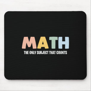 Matte Det Enda Ämnet Som Räknas - Rolig Math Te Musmatta