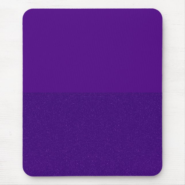 Matte & Glitter Split Lila Mousepad - Anpassa Musmatta (Framsidan)
