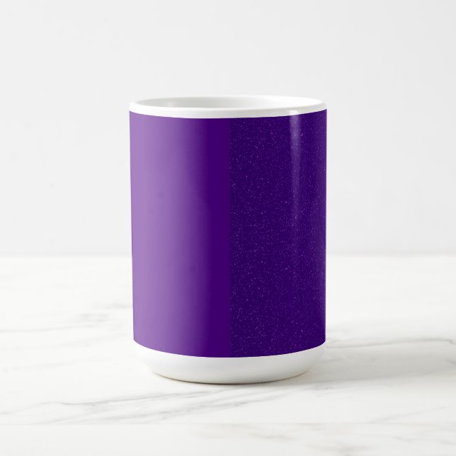 Matte & Glitter Split Lila Mugg - Anpassade (Center)