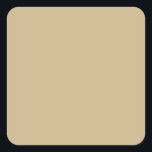 Matte Guld Fyrkantigt Klistermärke<br><div class="desc">Mjukt utbrända guld avfyrar julsäsongen för glitz och glamor - i sig är det rik och elegant,  parad med det snabba färgen av jul - sann röd och grön grönt - det ge tillför gnistra.</div>
