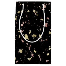 Matte Guld och Ro Guld Flakes Black