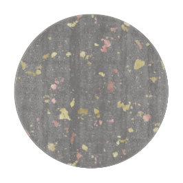 Matte Guld och Ro Guld Flakes Mörk Warm Grått