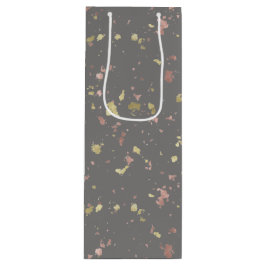 Matte Guld och Ro Guld Flakes Warm Mörk Grått