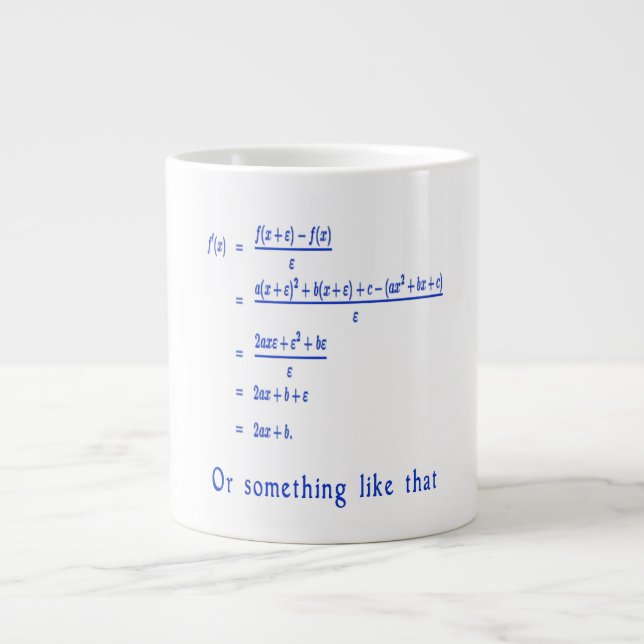 Matte Jumbo Mugg (Framsidan)