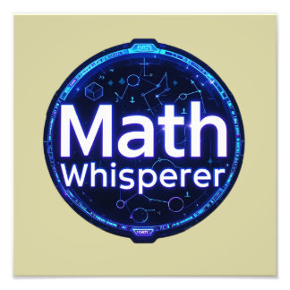 Matte lärare Math Whisperer Fototryck
