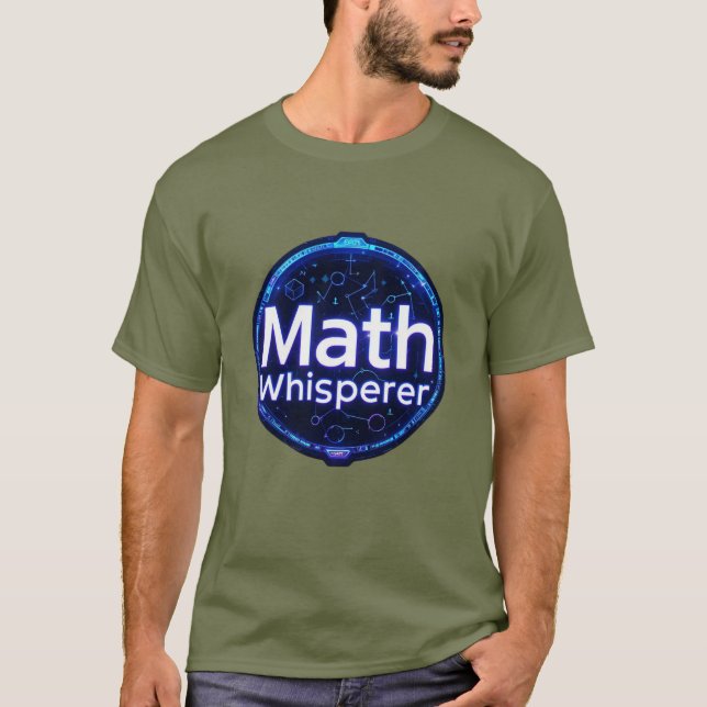 Matte lärare Math Whisperer T Shirt (Framsida)