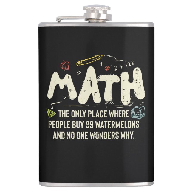 Matte Matematik Mattelektion Present Fickplunta (Framsidan)