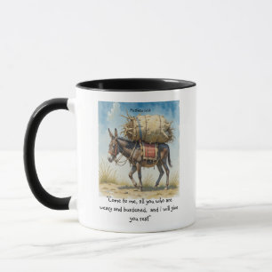 Matte Matt för inspirationell bibel skriptcitron Mugg