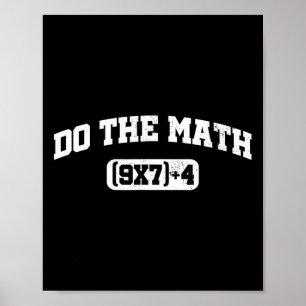 Matte Meme, Math 67 Meme, Rolig Sex Sju Lärare S Poster