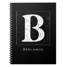 Matte Monogram - Bokstav B