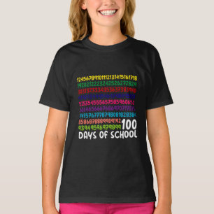 Matte Nummer 100:e Skoldagen Lärare Barn T Shirt