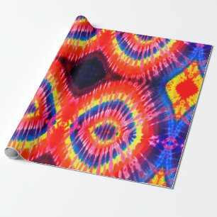 MATTE PSYCHEDELIC slående in papper Presentpapper