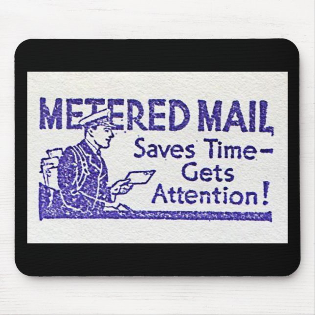 Mätte Retro Mousepad postar det gammala sparaTime Musmatta (Framsidan)