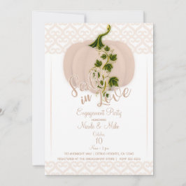 Matte Rosa Pumpa FALL IN LOVE Hjärtan Förlovning Inbjudningar