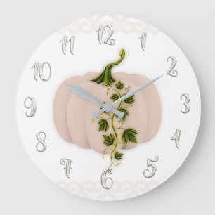 Matte Rosa  Storybook Fairytale Pumpkin Large Stor Klocka