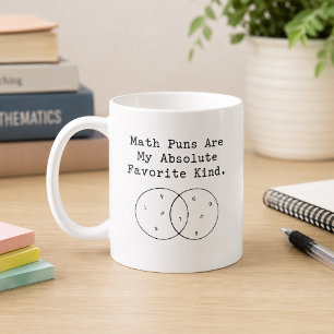 Matte skämt är min absoluta favorit typ av humor kaffemugg