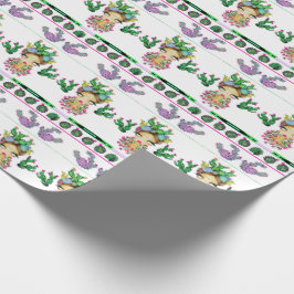 Matte slående in papper för Frida x kaktus, 30" x Presentpapper