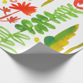 Matte slående in papper för vattenfärgvår presentpapper