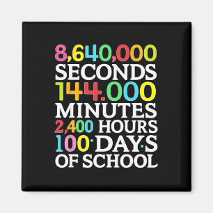 Matteformel 100 dagar av skolan matte lärare barn magnet