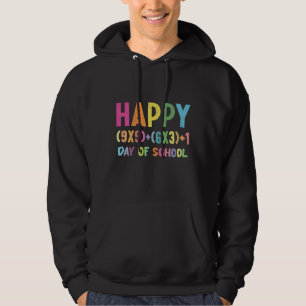 Matteformel 100 dagar av skolan Rolig matematiklär Hoodie