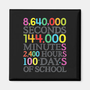 Matteformel 100 dagar i skolan matte lärare barn magnet