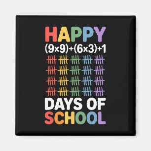 Matteformel 100 dagar i skolan Rolig matematiklära Magnet