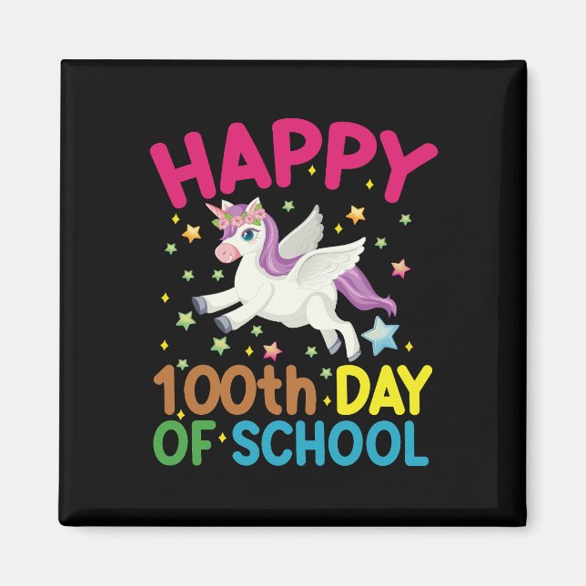 Matteformel 100 dagar i skolan Rolig matematiklära Magnet (Framsidan)