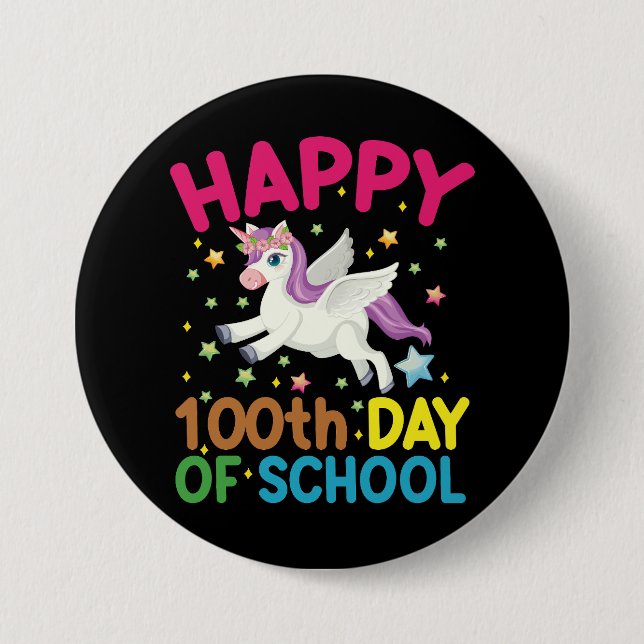 Matteformel 100 dagar på skolan Rolig matematiklär Knapp (Framsida)