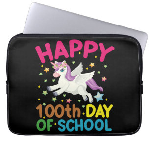 Matteformel 100 dagar på skolan Rolig matematiklär Laptop Fodral