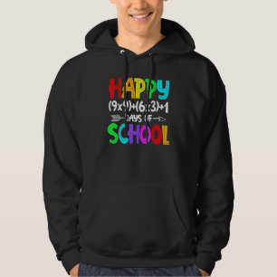 Matteformel 100 skoldagar Matematiklärare 100t Hoodie