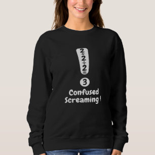 Matteformel Förvirrad Skrikande nörd Geeks Algebra T Shirt