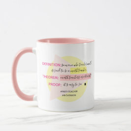 Mattelärare är de bästa - Gift Mugg