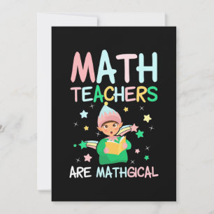 Mattelärare är mathonska inbjudningar