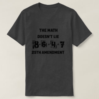 Matten Ljuger Inte – 25:e Tillägget Ekvation T Shirt