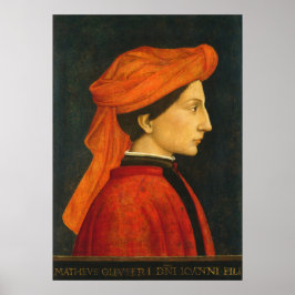 Matteo Olivieri - Florentinsk finkonstaffisch Poster