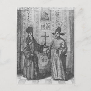 Matteo Ricci och Paulus Li Vykort