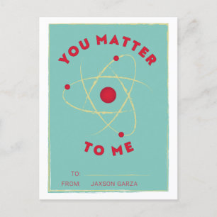 Matter Classroom Valentine Helg Vykort