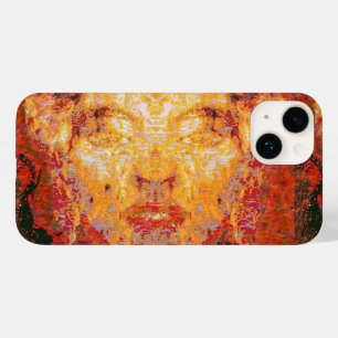 MATTER DOESN MATTER INTE Fractal Mask i Red Gult I