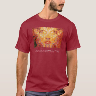 MATTER DOESN MATTER INTE Fractal Mask i Röd Gult Tee