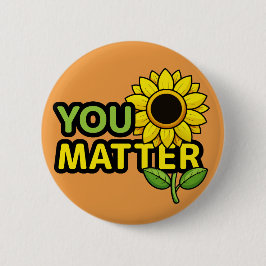 Matter med solros knapp