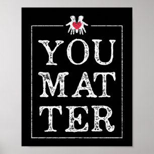 Matter School Social Worker Mental Health Poster