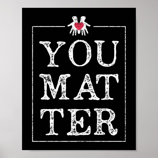 Matter School Social Worker Mental Health Poster (Framsidan)