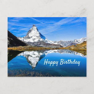 Matterhorn 4 Födelsedag Vykort